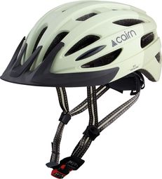 Casque Cairn Fusion Led USB Mat Gris/Vert Clair