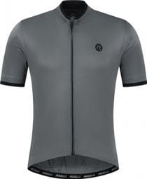 Maillot Manches Courtes Velo Rogelli Essential Homme Graphite