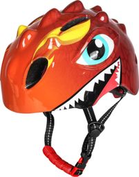 Casque De Vélo Pour Enfants - Rouge - Dino XS 46/51cm