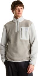 Sudadera polar The North Face Yumiori con cremallera de 1/4, gris, para hombre
