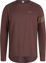 Rapha Trail Windblock Brown long sleeve jersey