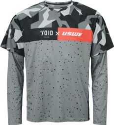 Void x Uswe Rock Long Sleeve MTB Jersey Grijs/Zwart
