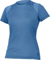 Endura SingleTrack Women's Steel Blue Short Sleeve Jersey