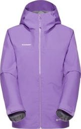 Mammut Crater Light Hs Hooded Waterdichte Jas Violet Dames