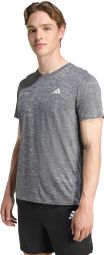 Adidas Performance Own The Run Melange Grey Men's Short Sleeve Jersey