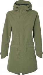 Parka de pluie vélo Basil Mosse Olive Femme