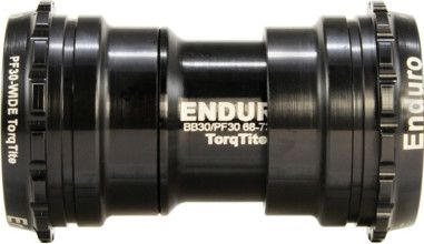 Boîtier de pédalier Enduro Bearings TorqTite BB A/C SS-PF30-BB386-Black