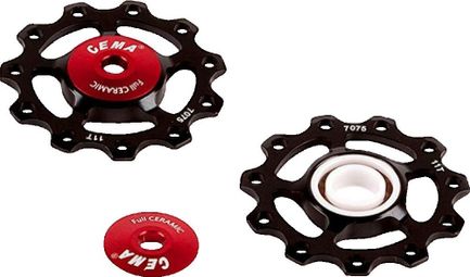 Jeu de galets céramique Shimano/SRAM route et VTT 9-11 vitesses