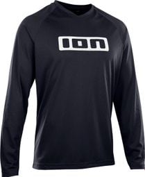 Maillot VTT manches longues ION Logo Noir Unisexe