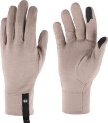 Buff Merino Midweight Lilac Ice Long Gloves