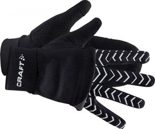 Craft adv lumen hybrid fleece mitones guantes negro unisex