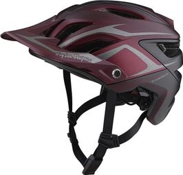 Casque Troy Lee Designs A3 Sideway Noir/Bordeaux