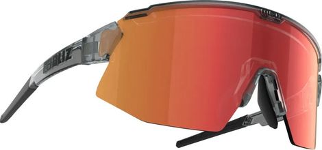 Bliz Breeze Sunglasses Transparent Dark/Red