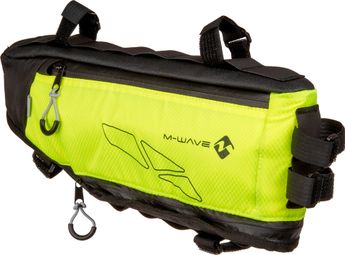 Borsa da telaio M Wave Rough Ride Triangle 4.2 L Giallo fluo / Nero