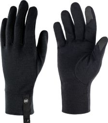 Buff Merino Midweight Long Gloves - Night Blue