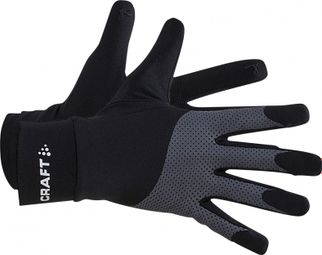 Craft ADV Lumen Reflective Fleece Winterhandschuhe Schwarz Unisex