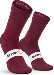 Chaussettes vélo Cyclisme Homme et Femme S1 Maroon Volata Bordeaux