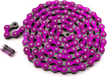 BMX CHAINE VIOLET 1/2 x1/8  ACIER KHEBIKES