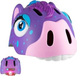 Casque de Vélo pour enfants | Poney Violet | Crazy Safety | Certifié EN1078