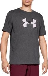 Under Armour Big Logo SS Tee 1329583-019  Homme  Grise  t-shirts