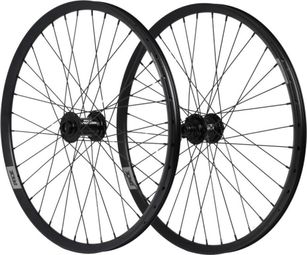 Paire de Roues Alu Cruiser Pride Helium Fusion 20/15mm Noir
