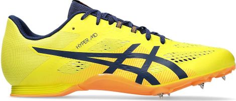 Chaussures d'Athlétisme Asics Hyper MD 8 Jaune Unisexe