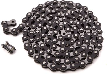 BMX CHAINE NOIR 1/2 x1/8  ACIER KHEBIKES