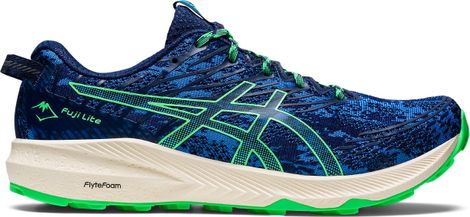 Chaussures Running Asics Fuji Lite 3 Bleu Vert