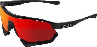 Lunettes SCICON Aerotech XXL Noir Brillant / Rouge Miroir