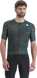 Maglia a manica corta Sportful Cliff Supergiara Blu/Verde