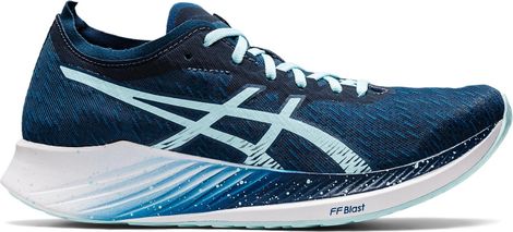 Chaussures de running Asics Magic Speed Bleu Blanc Femme