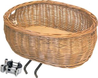 Basil Pluto Animals Front Basket Brown