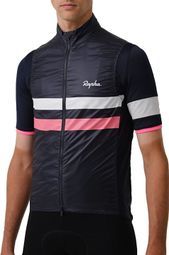 Chaleco sin mangas Rapha Brevet Azul marino/Rosa