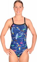 Dameszwempak Mako Nereid Venice Night Blue / Multicolour