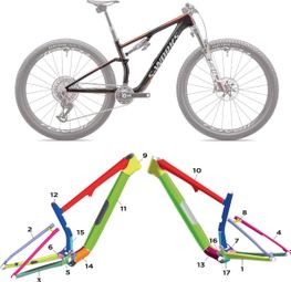 Kit de protection sur-mesure Specialized Epic 8 S-Works - 2024 - M - Brillant