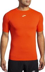 Maillot de manga corta Brooks High Point Rojo para hombre