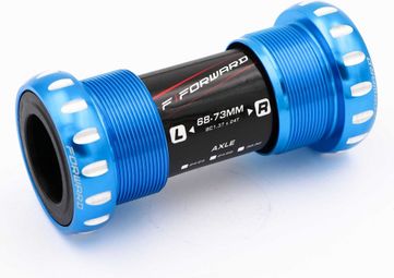 Eje de pedalier delantero externo BSA Euro - Azul
