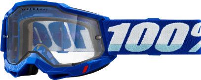 100% ACCURI 2 Enduro MTB Maske | Blau | Klare Brille