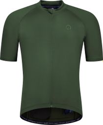 Maillot Manches Courtes Vélo Rogelli Essential II Vert Homme