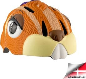 Casque de Vélo pour enfants | Ecureuil Marron | Crazy Safety | Certifié EN1078