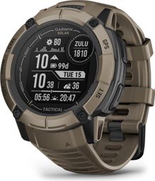 Montre GPS Garmin Instinct 2X Solar - Tactical Edition Beige Coyotte