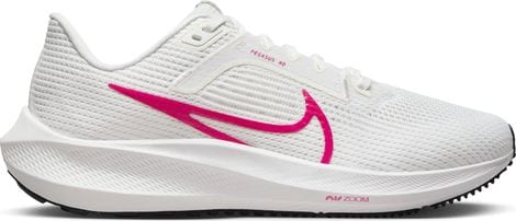 Zapatillas <strong>Nike Air Zoom Pegasus 40 Blanco Rosa</strong>Mujer