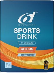 Boisson énergétique 6D SPORTS DRINK Agrumes 6 x 33 g