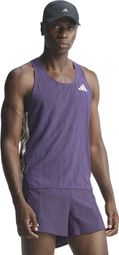 Adidas Adizero Tank Top Violett Mann