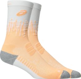 Asics Performance Run Crew Oranje/Wit Unisex Sokken