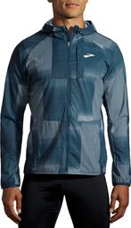 Brooks Canopy Windbreaker Jacket Blue