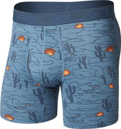 Boxershort Saxx Quest Quick-Dry Mesh Brief Fly Blauw Heren