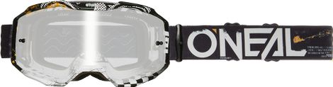 O'Neal B-10 Attack Goggle Black SIlver Mirror Lens