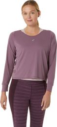 Asics Nagino Run Langarmshirt Violett/Pink Damen