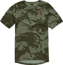 Troy Lee Designs Skyline Camo Green short sleeve jersey